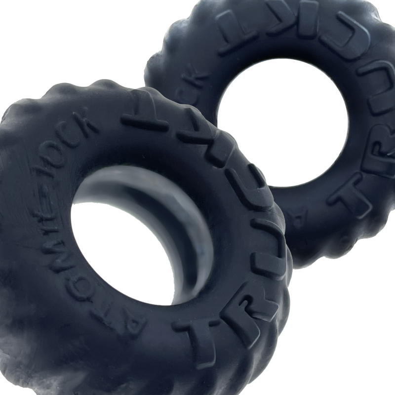 Truckt 2 Piece Ring Set Atomic Jock - Night  Black