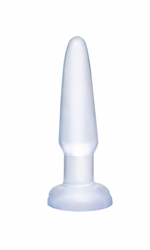 Basix 3.5in Beginners Butt Plug Clear