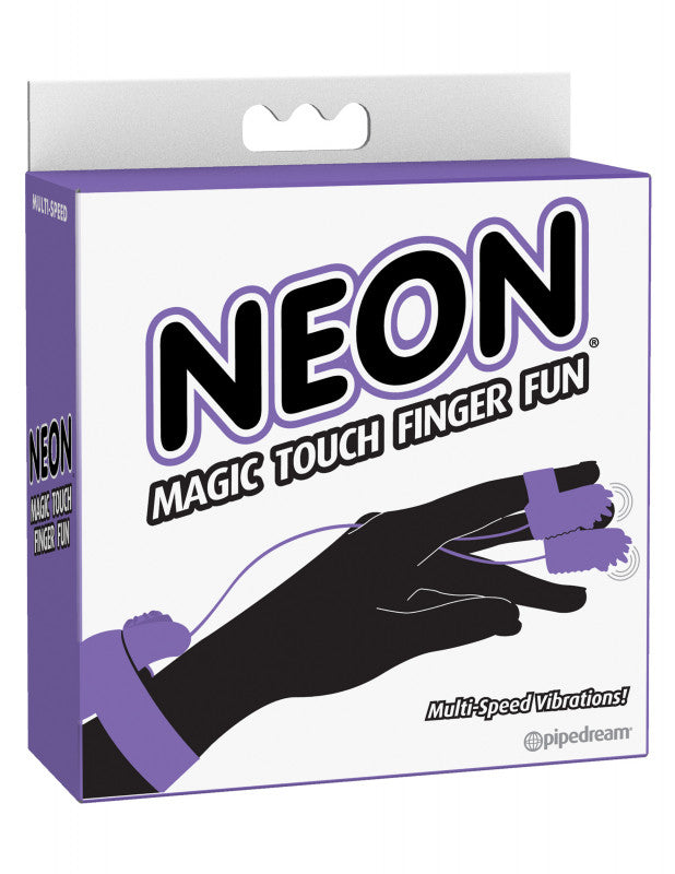 Neon Magic Touch Finger Fun - Purple