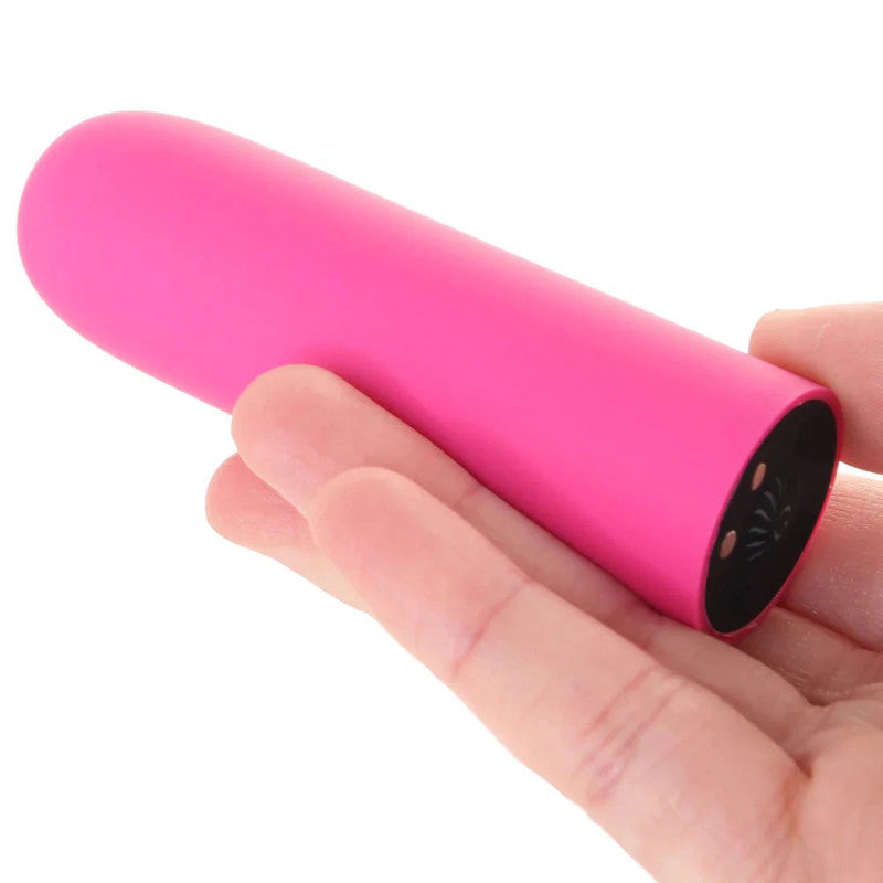 Pink cat Vibrating Silicone Bullet - Pink