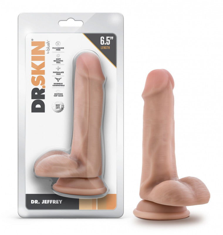 Dr. Skin - Dr. Jeffrey - 6.5 Inch With Balls - Beige