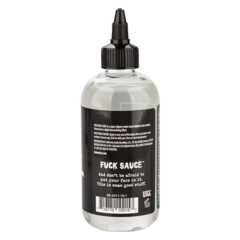 Sauce Anal Numbing Lubricant - 8 Fl. Oz.