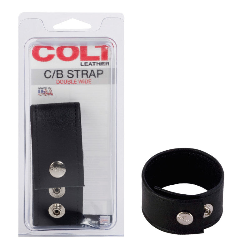 Colt Double Wide Leather Strap