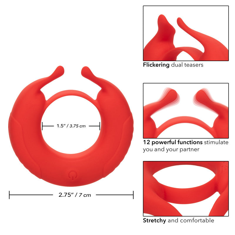 Silicone Rechargeable Taurus - Red