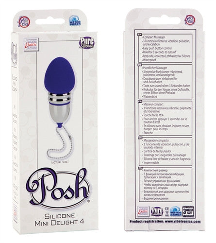 Posh Silicone Mini Delight 4 - Purple