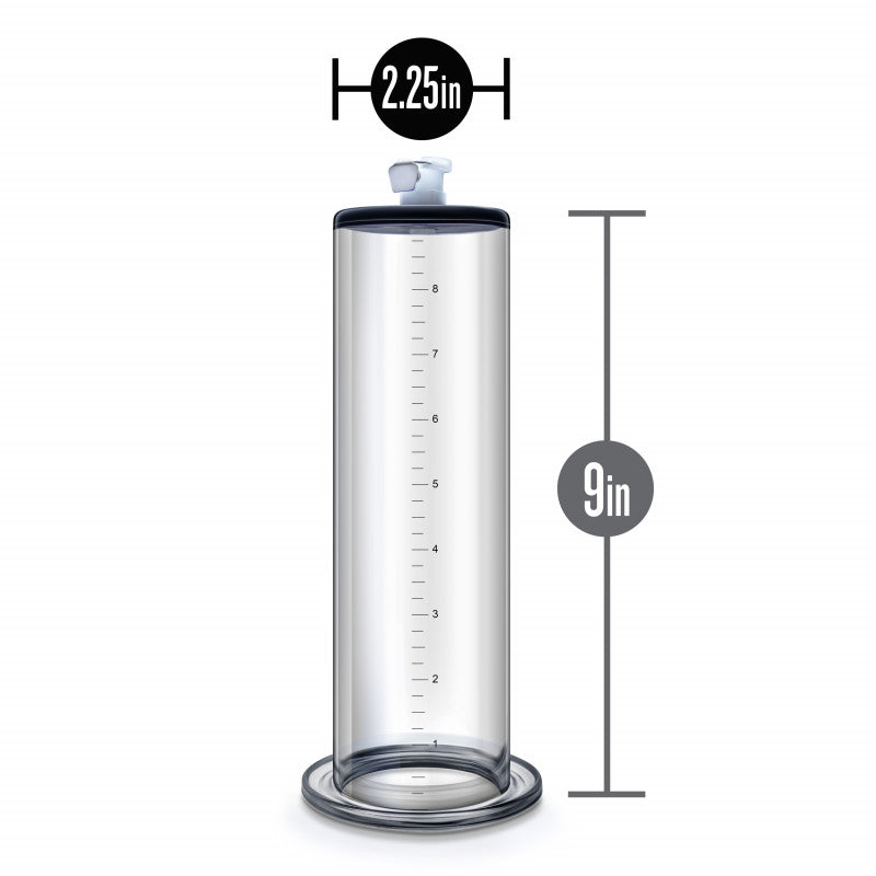 Performance – 9 Inch X 2.25 Inch Penis Pump  Cylinder – Clear