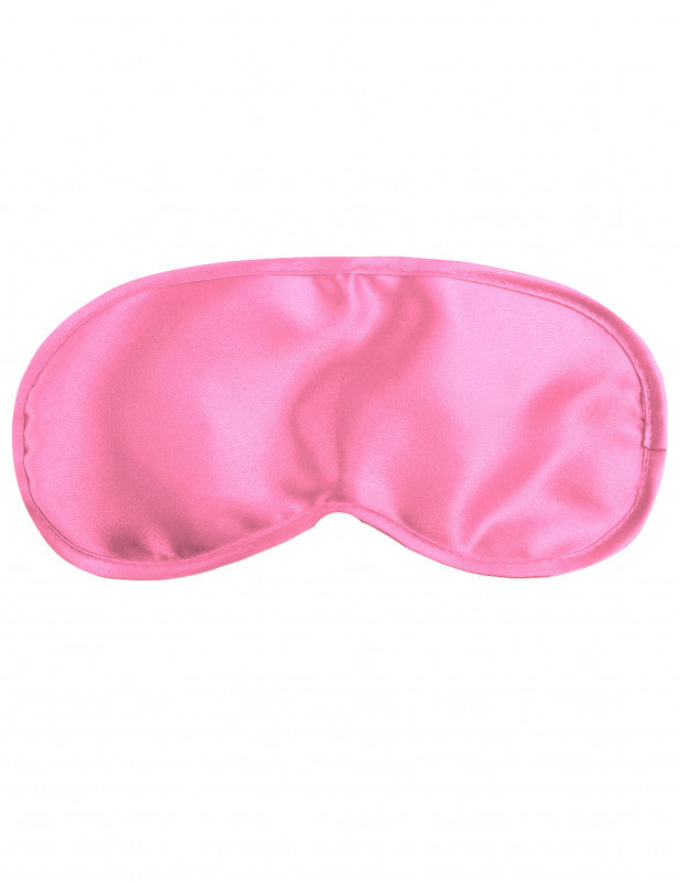 Satin Love Mask - Pink