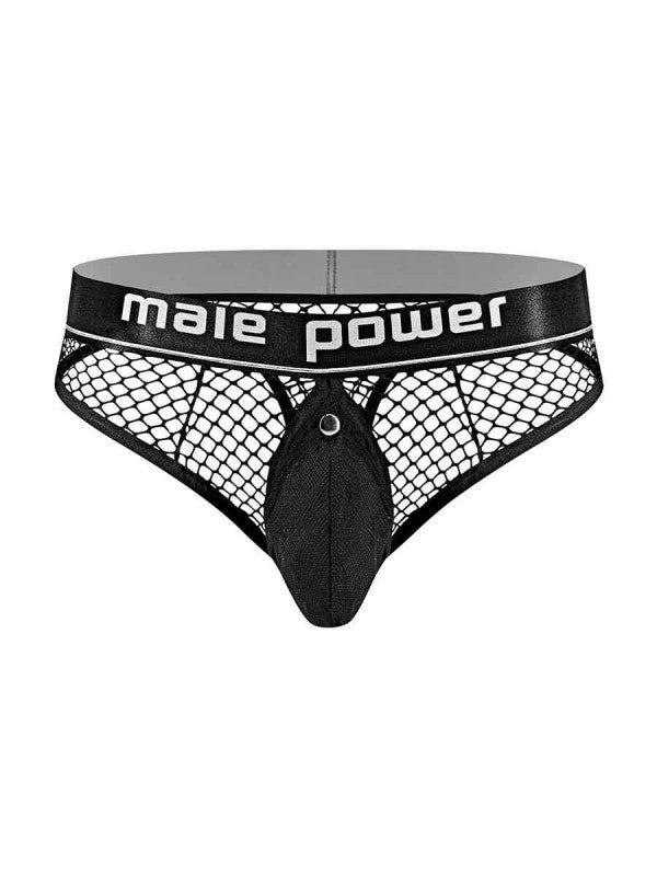 Pit Net  Ring Thong - S/ M - Black