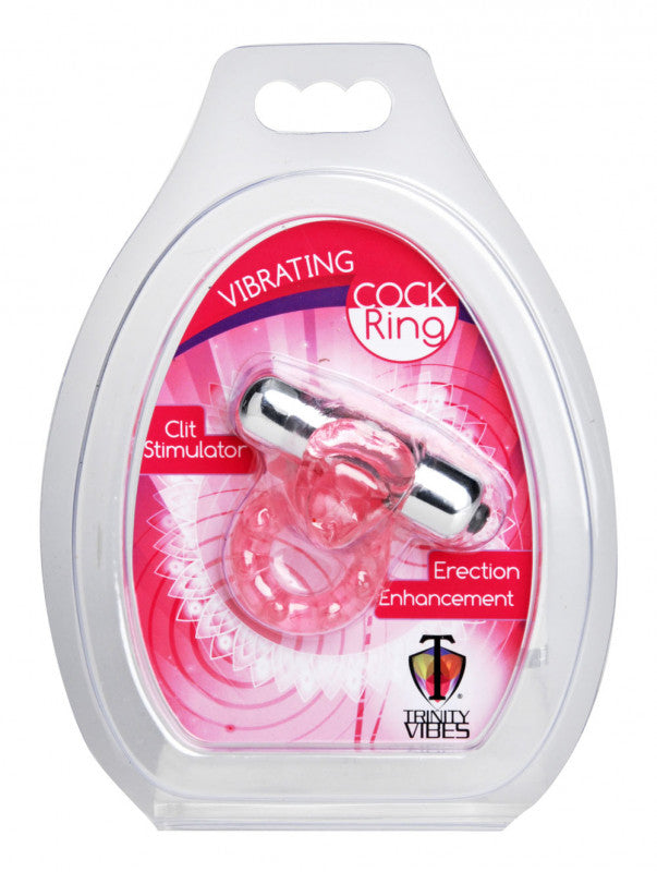 Licker Pierced Tongue Vibrating  Ring - Pink