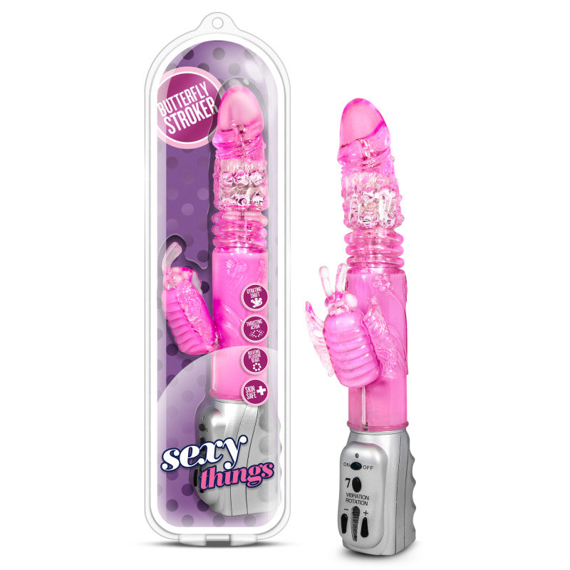 Sexy Things Butterfly Stroker - Pink