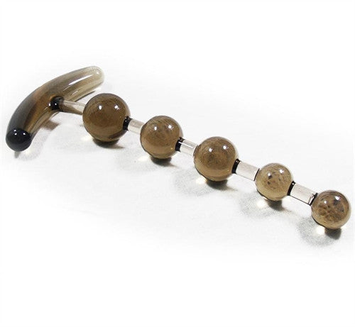 Anchor&#39;s Away Black Anal Beads