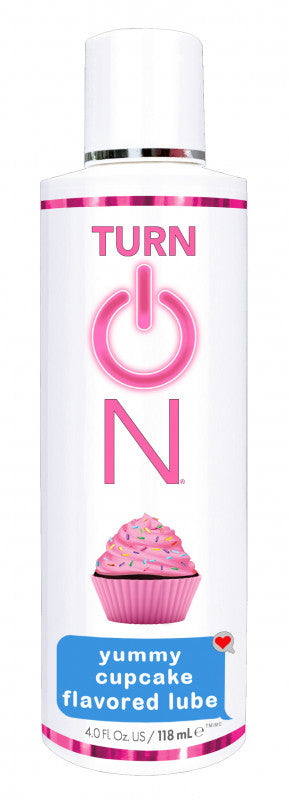 Turn on Yummy Cupcake Flavored Lube - 4 Fl. Oz.