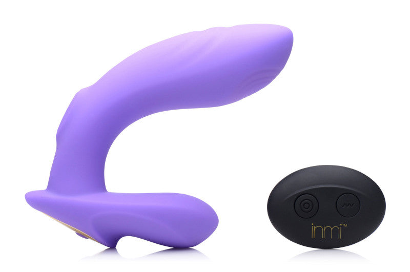 10x G-Tap Tapping Silicone G-Spot Vibrator -  Purple