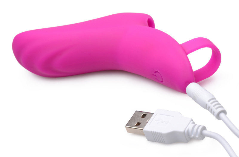 7x Finger  Pro Silicone Vibrator - Pink
