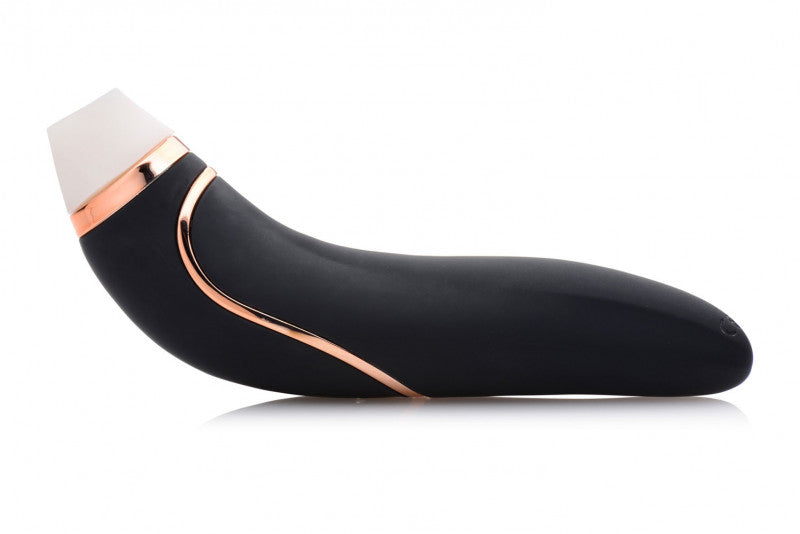 Shegasm Deluxe  Stimulator and Vibe - Black
