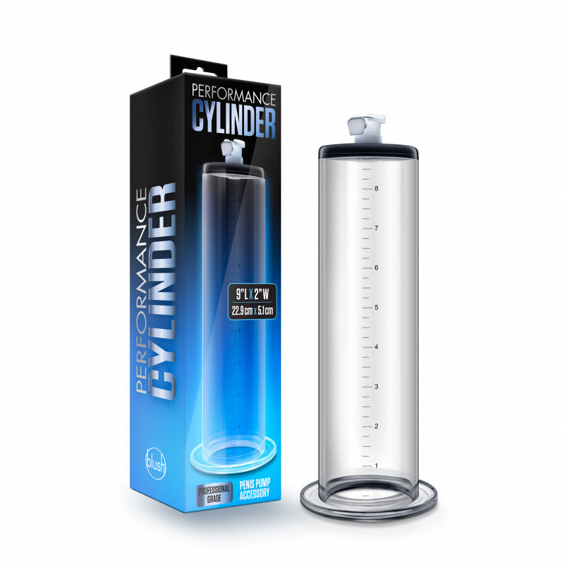 Performance – 9 Inch X 2 Inch Penis Pump Cylinder  – Clear
