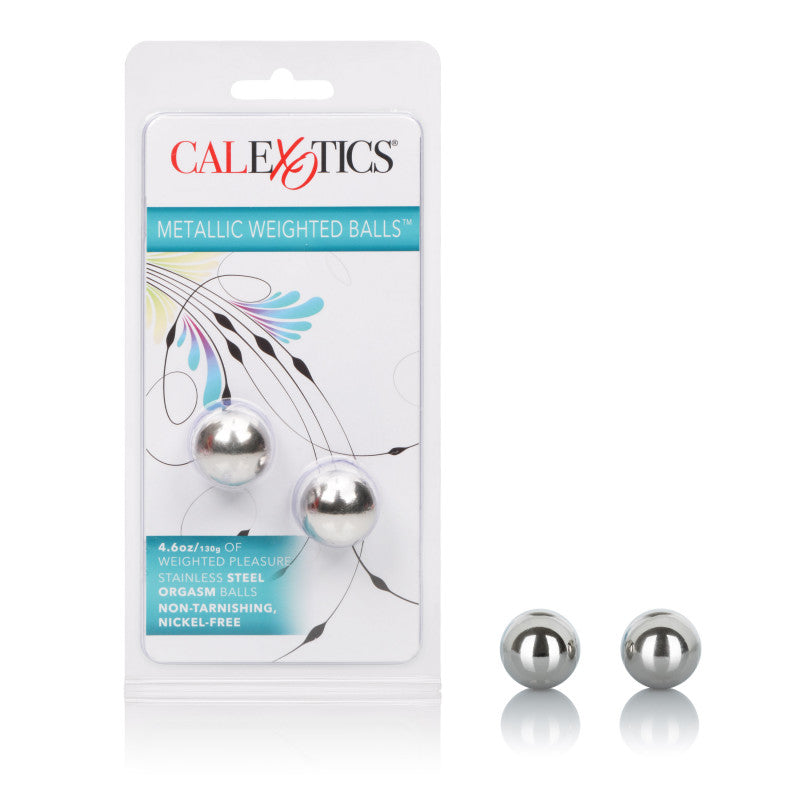 Weighted Orgasm Balls™ Metallic-Silver