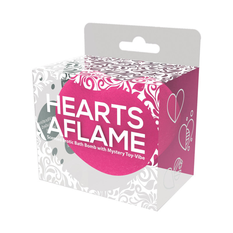 Hearts Aflame Erotic Lovers Bath Bomb