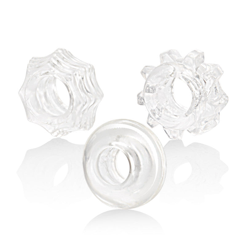 Reversible Ring Set - Clear
