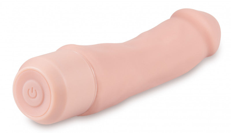 Dr. Skin Silicone  Dr. Steve - 7 Inch Vibrating  - Beige