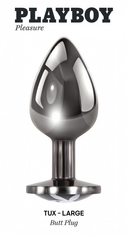 Tux - Large - Butt Plug - Hematite