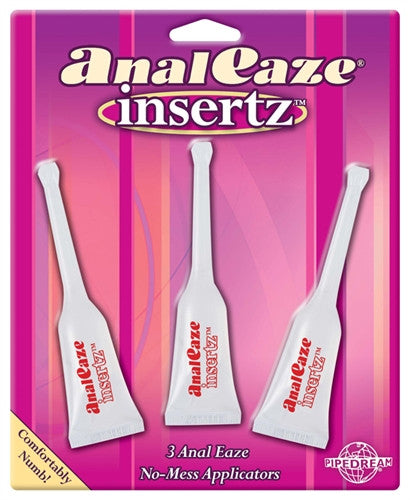 Insertz Anal Eaze  10ml 3 Pack