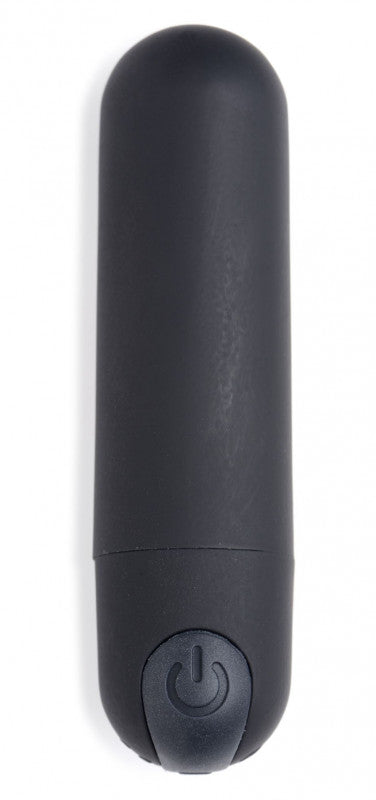 Vibrating Bullet With Remote Control - Black