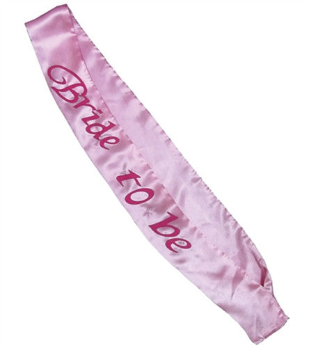 Bride-to-Be Flashing Sash - Pink