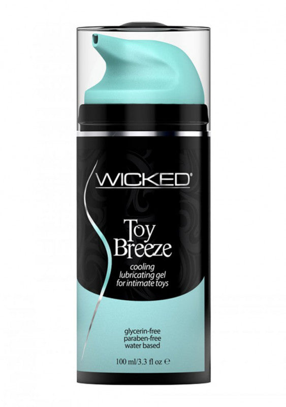 Wicked Toy Breeze Cooling Lubricating Gel  Water Based for Intimate Toys 3.3 Ounce