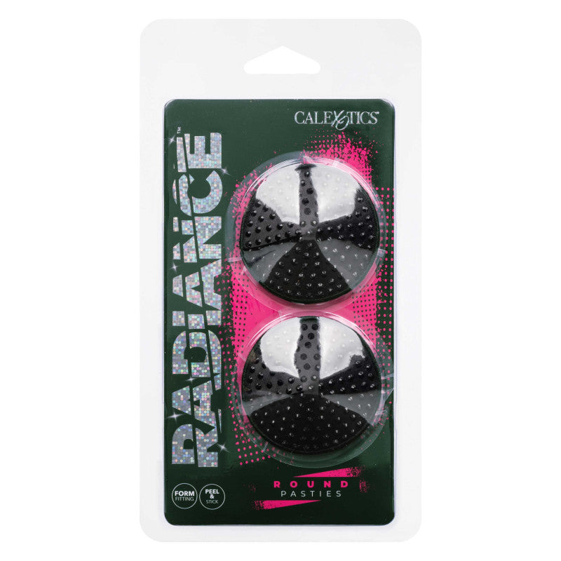 Radiance Round Pasties - Black