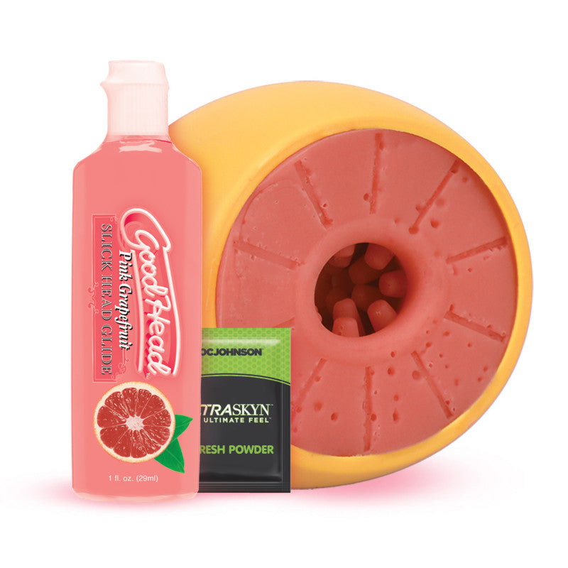 Goodhead - Grapefruit BJ Set - Yellow/pink