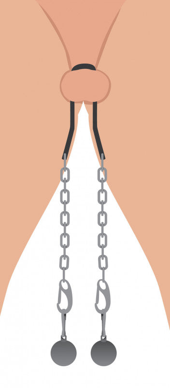 Hitch Metal Ball Stretcher With Chains