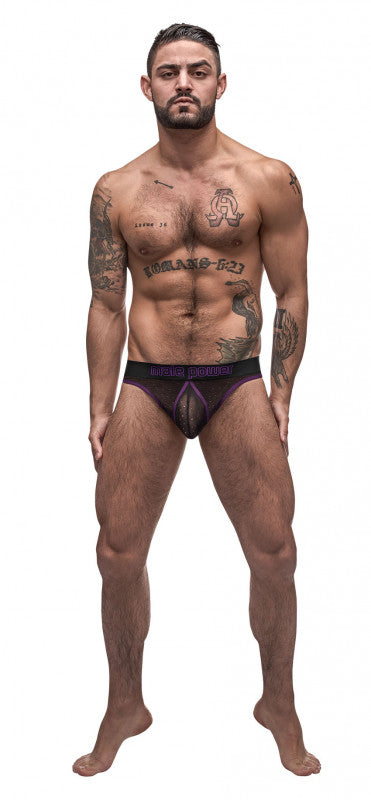 Airotic Mesh  Thong - Black - S/m