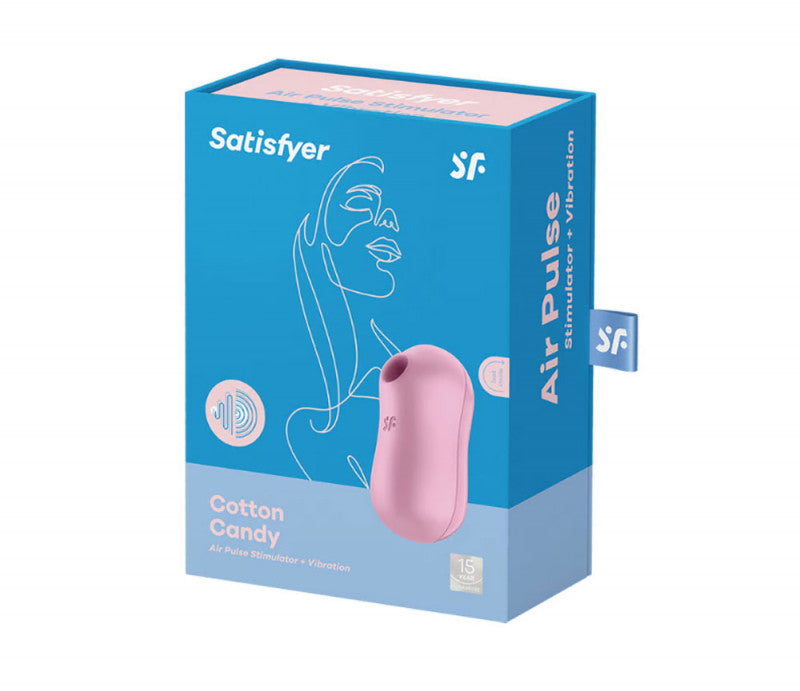 Satisfyer Cotton Candy - Air Pulse Stimulator Plus Vibrator - Lilac -  SomethingSexyPlanet