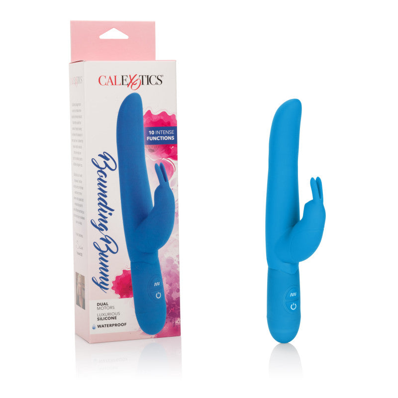Posh 10-Function Silicone Bounding Bunny -  Blue