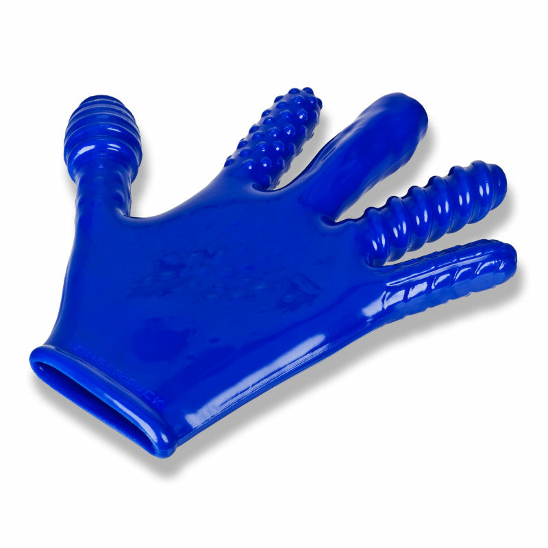Finger Reversible Jo & Penetration Toy -  Police Blue