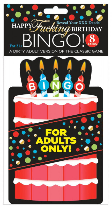Happy Fing Birthday Blowout Bingo