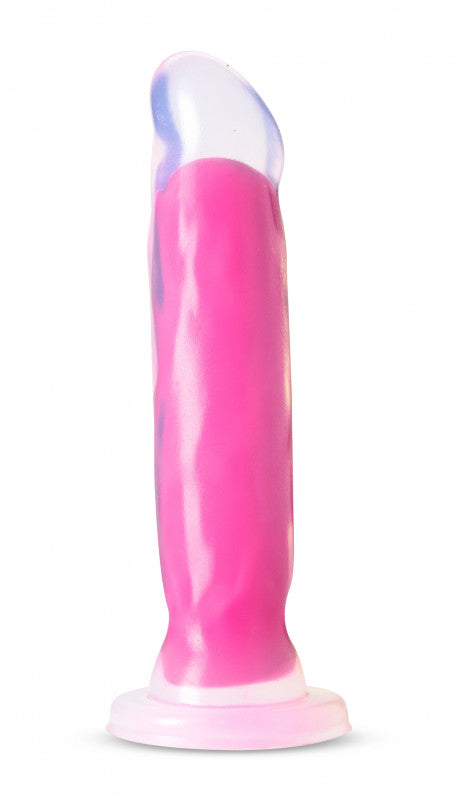 Neo Elite Glow in the Dark - Marquee - 8 Inch  Silicone Dual Density   - Neon Pink