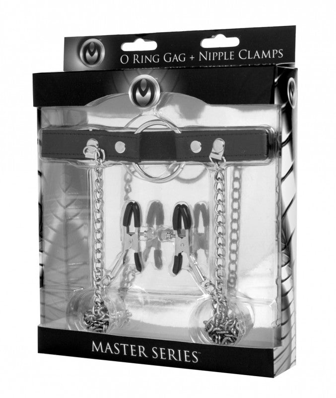 Seize O-Ring Gag Nipple Clamps
