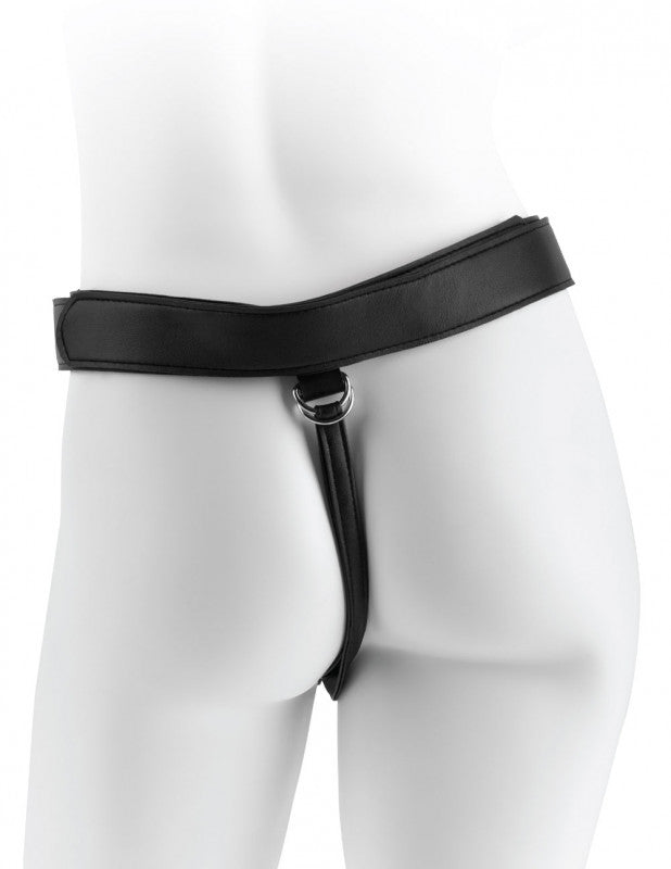 Kc Strap-on Harness W/9" Uncut Hollow  - Tan