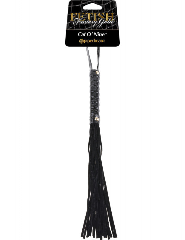 Fetish Fantasy Gold Cat O Nine - Black