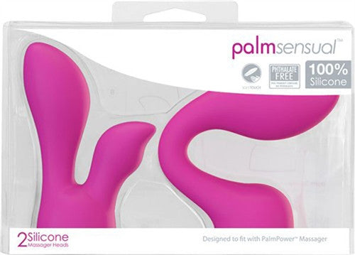Palm Sensual Accessories - 2 Silicone Heads