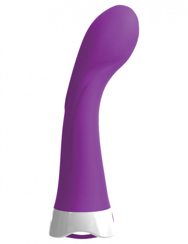 Threesome Wall Banger G Silicone Vibrator - Purple