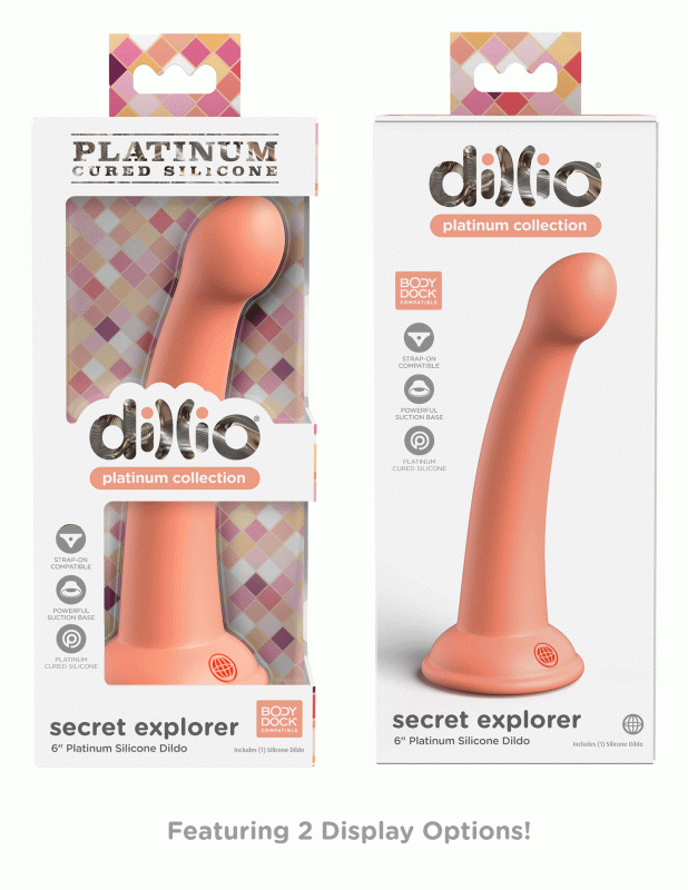 Dillio Platinum - Secret Explorer 6 Inch  -  Peach