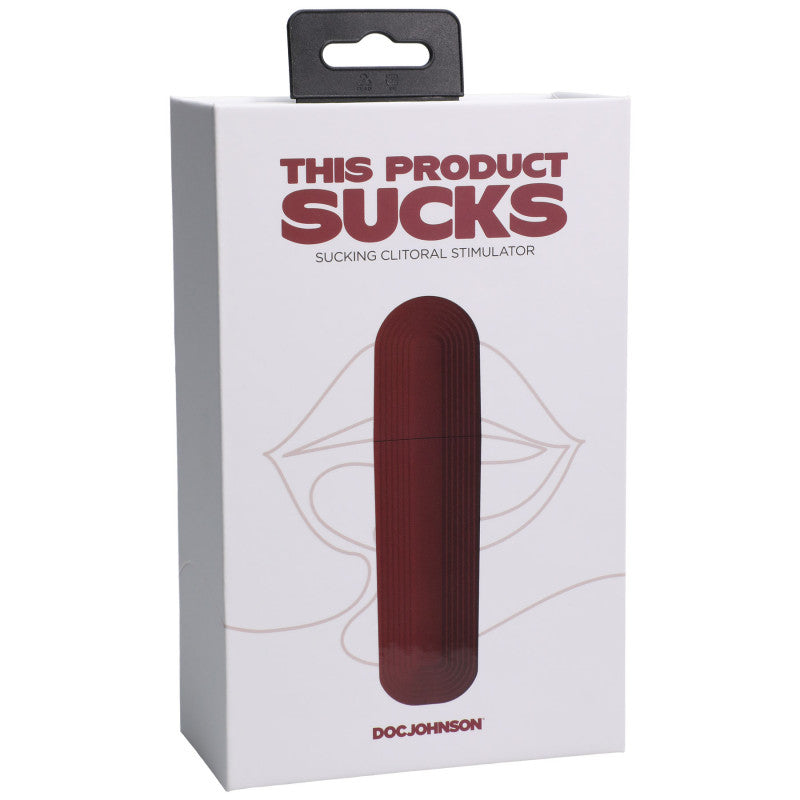 This Product Sucks - Sucking  Stimulator - Rechargeable - Red