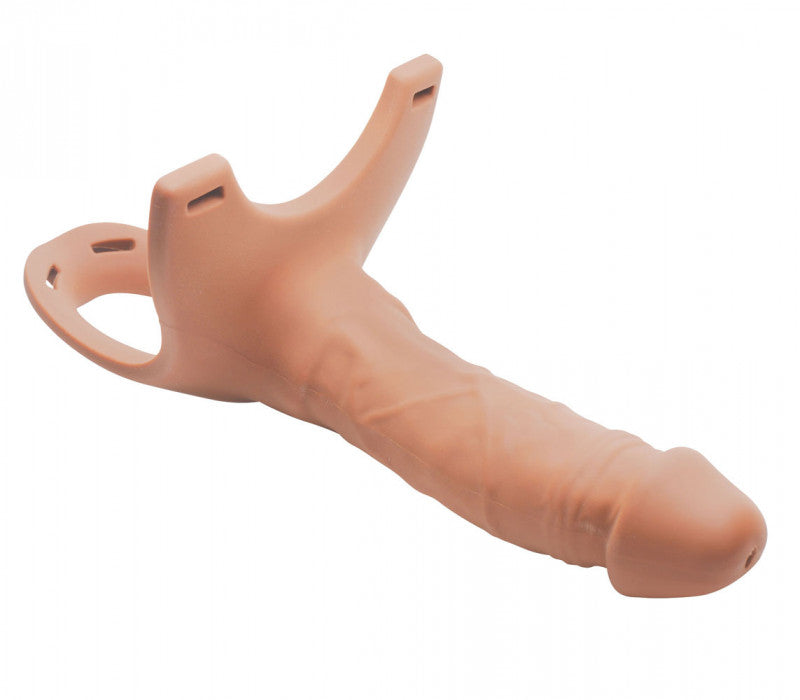 Hollow Silicone  Strap-on - Flesh