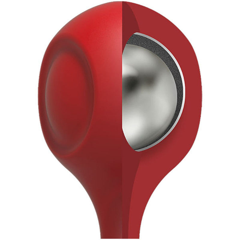 Anal Essentials Weighted Silicone Anal Balls - Red