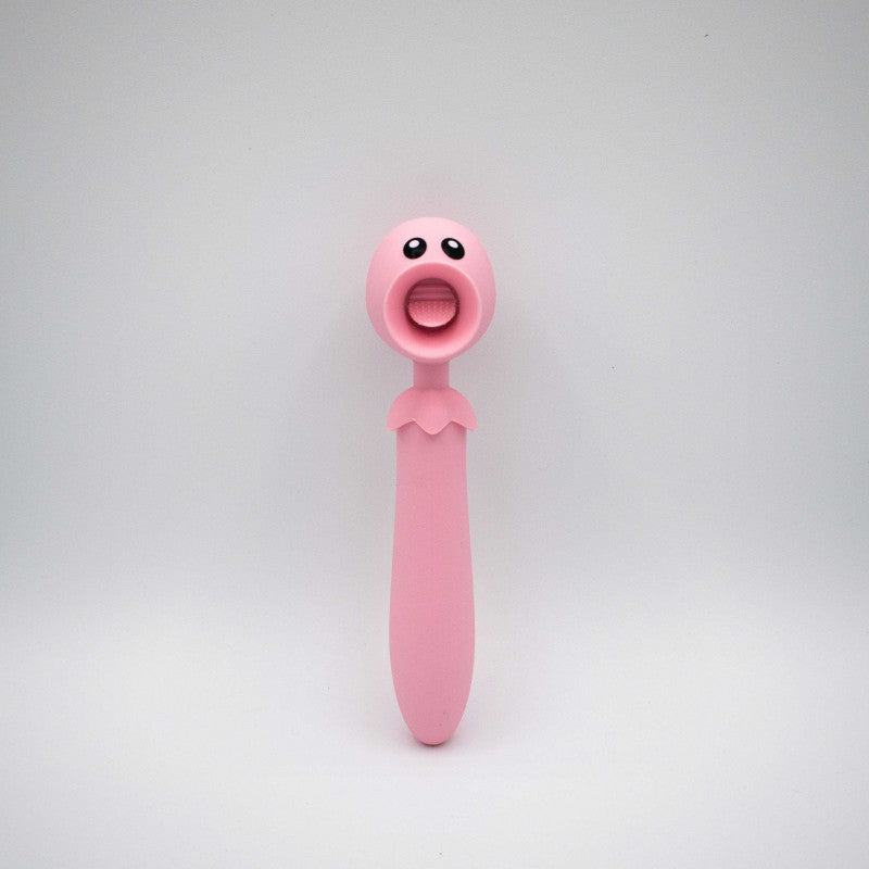 Lick n' Stick  Flicker and G-Spot Vibrator -  Pink