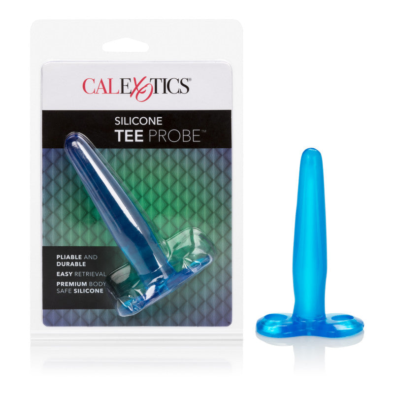 Silicone Tee Probe Blue 4.5in