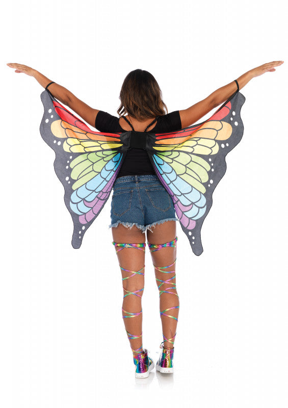Rainbow Butterfly Festival Costume Wings